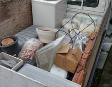 横浜市都筑区で洗濯機や植木鉢、細かな不用品の回収をしました